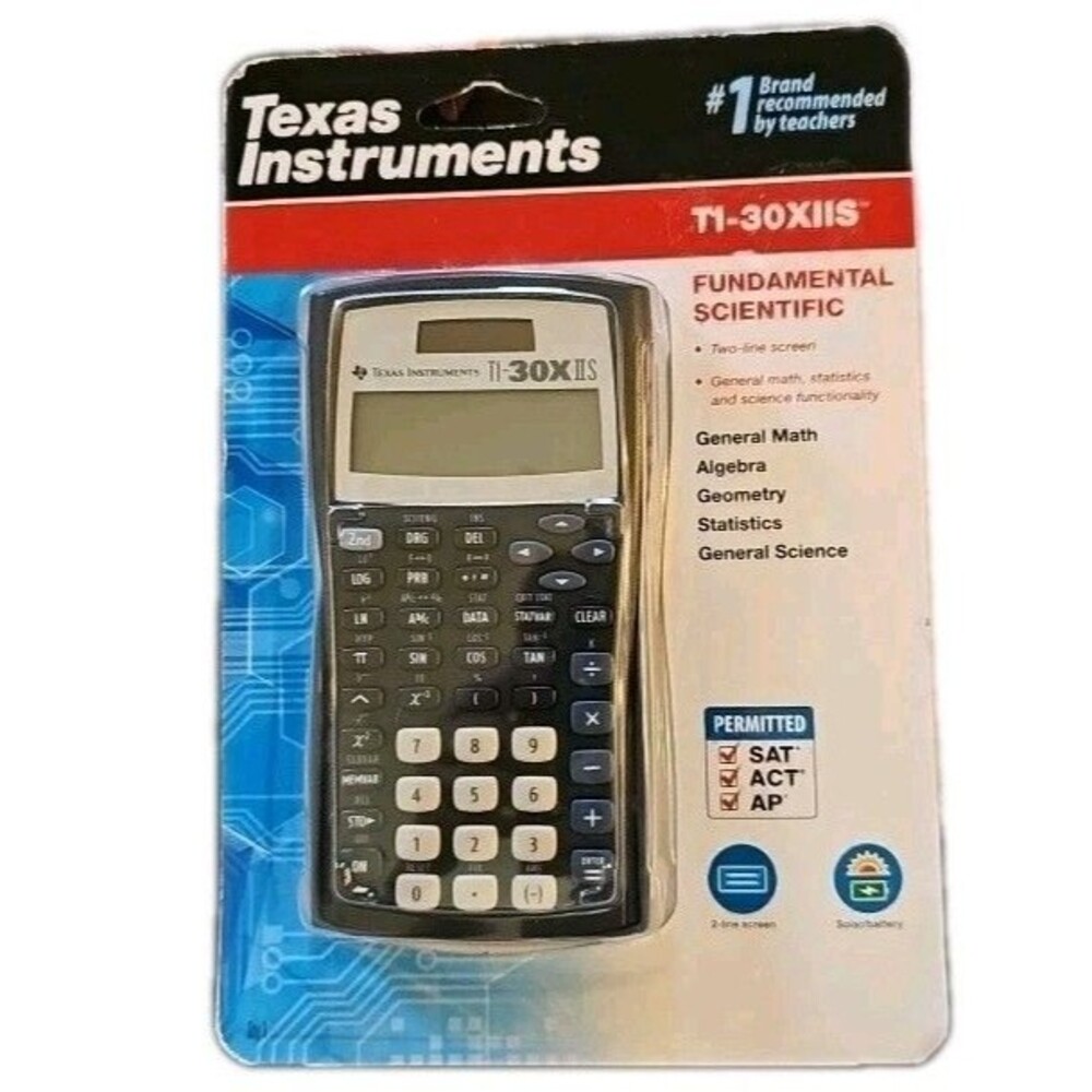 Texas Instruments TI-30XIIS Scientific Calculator General Math & Science